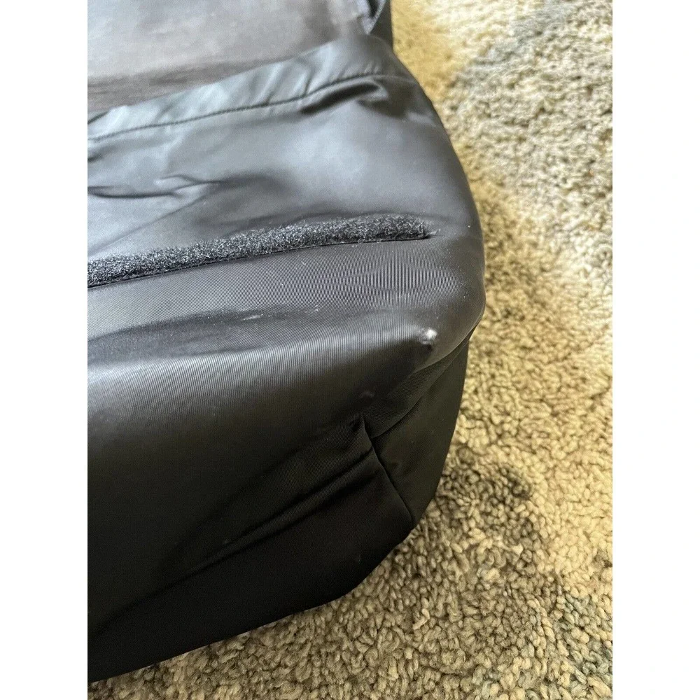 Kate Spade Black Nylon Adjustable Strap Messenger Bag Flap Closure Y2K Style